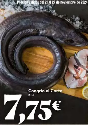 Oferta de Congrio Al Corte por 7,75€ en Gadis