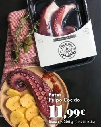 Oferta de Quality - Patas Pulpo Cocido por 11,99€ en Gadis