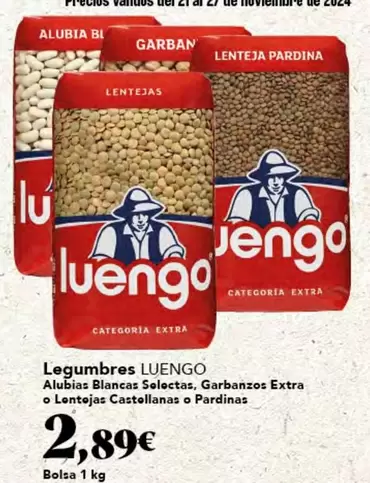 Oferta de Luengo - Lentejas por 2,89€ en Gadis