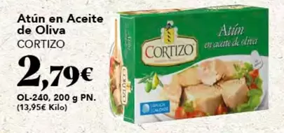 Oferta de Cortizo - Atún En Aceite De Oliva por 2,79€ en Gadis