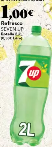 Oferta de Seven Up - Refresco por 1€ en Gadis