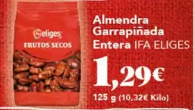 Oferta de Ifa Eliges - Almendra Garrapinada Entera por 1,29€ en Gadis