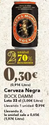 Oferta de Munich - Cerveza Negra por 0,99€ en Gadis