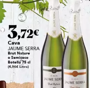 Oferta de Jaume Serra - Cava por 3,72€ en Gadis