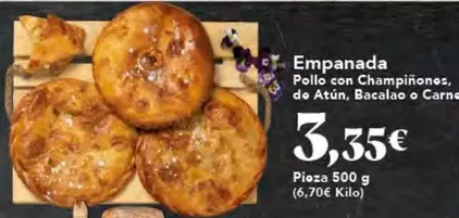 Oferta de Empanada por 3,35€ en Gadis