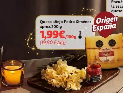 Oferta de Pedro - Queso Anejo  Ximenez por 1,99€ en Lidl