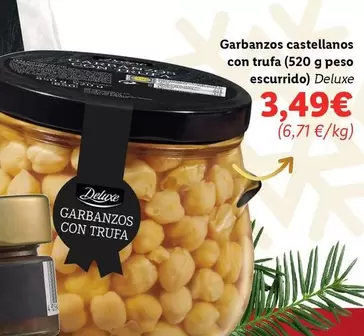 Oferta de Deluxe - Garbanzos Castellanos Con Trufa por 3,49€ en Lidl