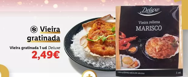 Oferta de Deluxe - Vieira Gratinada por 2,49€ en Lidl