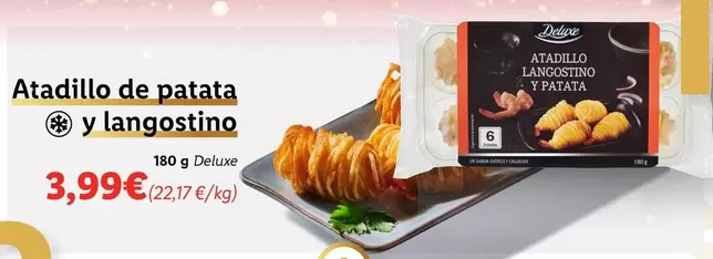 Oferta de Deluxe - Atadillo De Patata Y Langostino por 3,99€ en Lidl