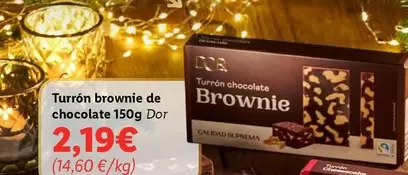 Oferta de Suprema - Turrón Brownie De Chocolate por 2,19€ en Lidl