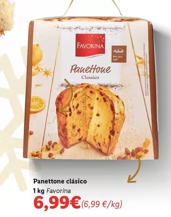 Oferta de Favorina - Panettone Clasico por 6,99€ en Lidl