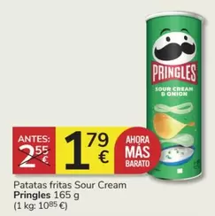 Oferta de Pringles - Patatas Fritas Cream por 1,79€ en Consum