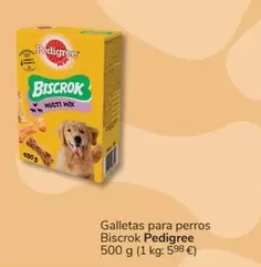 Oferta de Pedigree - Galletas Para Perros Biscrok en Consum