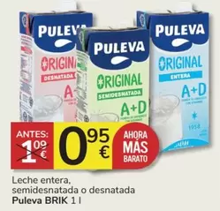 Oferta de Puleva - Leche Entera, Semidesnatada O Desnatada por 0,95€ en Consum