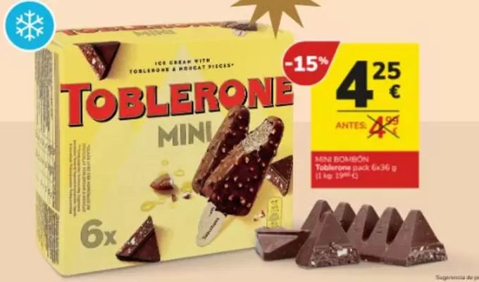 Oferta de Toblerone - Mini por 4,25€ en Consum