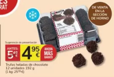 Oferta de Mas - Trufas Heladas De Chocolate por 4,95€ en Consum