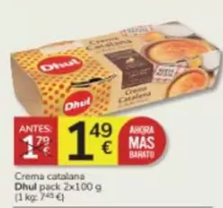 Oferta de Dhul - Crema Catalana por 1,49€ en Consum