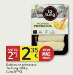 Oferta de Ta Tung - Rollitos De Primavera por 2,35€ en Consum