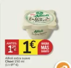 Oferta de Chovi - Allioli Extra Suave por 1€ en Consum