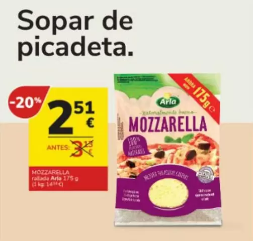 Oferta de Arla - Sopar De Picadela por 2,51€ en Consum