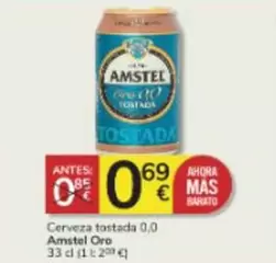 Oferta de Amstel - Oro Cerveza Tostada 0,0 por 0,69€ en Consum