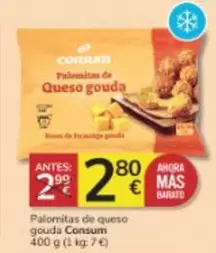 Oferta de Consum - Palomitas De Queso Gouda por 2,8€ en Consum