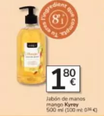 Oferta de Mango - Jabón De Manos Mango por 1,8€ en Consum