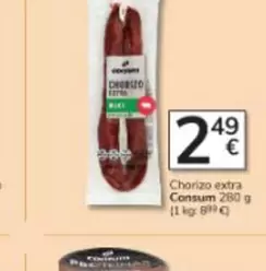 Oferta de El Zagal - Sobrasada Etiqueta Negra por 2,69€ en Consum