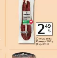 Oferta de El Zagal - Sobrasada Etiqueta Negra por 2,69€ en Consum