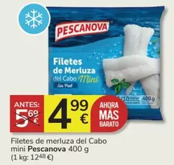 Oferta de Pescanova - Filetes De Merluza Del Cabo Mini por 4,99€ en Consum