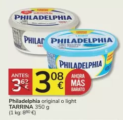 Oferta de Philadelphia - Original O Light por 3,08€ en Consum