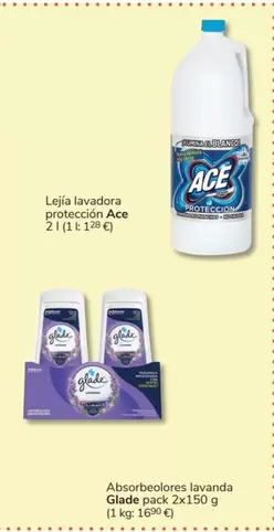 Oferta de Ace - Absorbeolores Lavanda por 1€ en Consum