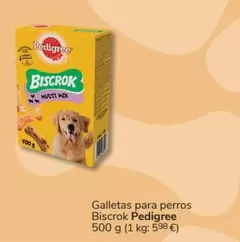 Oferta de Pedigree - Galletas Para Perros Biscrok en Consum