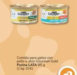 Oferta de Purina - Comida Para Gatos Con Pollo O Atun Gourmet Gold en Consum