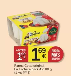 Oferta de La Lechera - Panna Cotta Original por 1,69€ en Consum