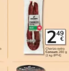 Oferta de El Zagal - Sobrasada Etiqueta Negra por 2,69€ en Consum