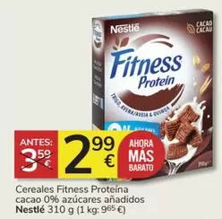 Oferta de Nestlé - Cereales Fitness Proteina Cacao 0% Azucares Anadidos por 2,99€ en Consum