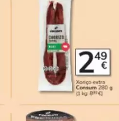 Oferta de El Zagal - Sobrassada Etiqueta Negra por 2,69€ en Consum