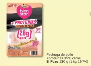 Oferta de El Pozo - Pechuga De Pollo +proteinas 95% Carne en Consum