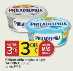 Oferta de Philadelphia - Original O Light por 3,08€ en Consum