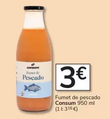 Oferta de Consum - Fumet De Pescado por 3€ en Consum