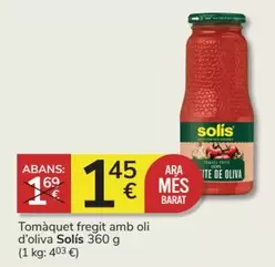 Oferta de Solís - Tomaquet Fregit Amb Oli D'oliva por 1,45€ en Consum