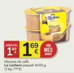 Oferta de La Lechera - Mousse De Cafe por 1,69€ en Consum