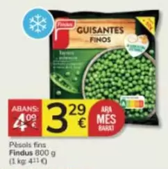 Oferta de Findus - Pesols Fins por 3,29€ en Consum