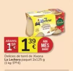 Oferta de La Lechera - Delicies De Torro De Xixona  por 1,39€ en Consum