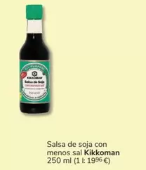 Oferta de Kikkoman - Salsa De Soja Con Menos Sal en Consum