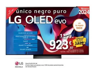 Oferta de LG - Oled Evo 4k 55cu8505 por 923,97€ en E.Leclerc