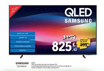 Oferta de Gaming - Tv Qled Tq75q65d por 825,62€ en E.Leclerc