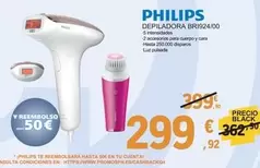 Oferta de Philips - Depiladora Bri924/00 por 299€ en E.Leclerc