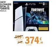 Oferta de Sony - 5 Chasis Gital D Fornite por 374,99€ en E.Leclerc